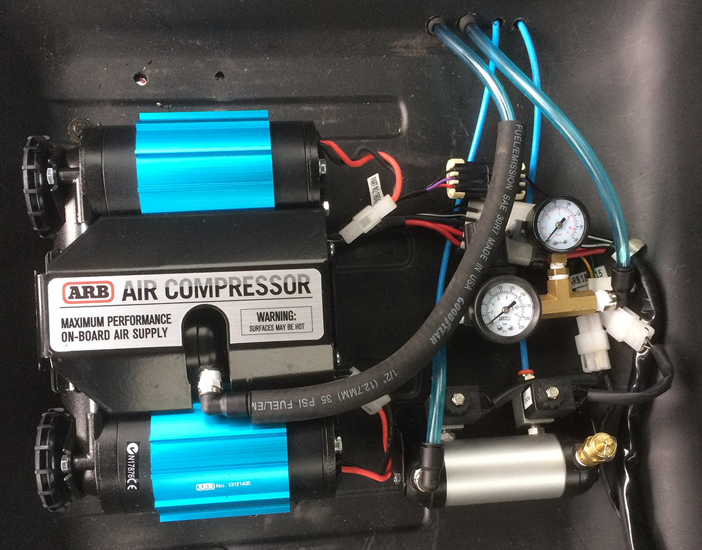 ARB CKMAT12 Twin Air Compressor in Xterra